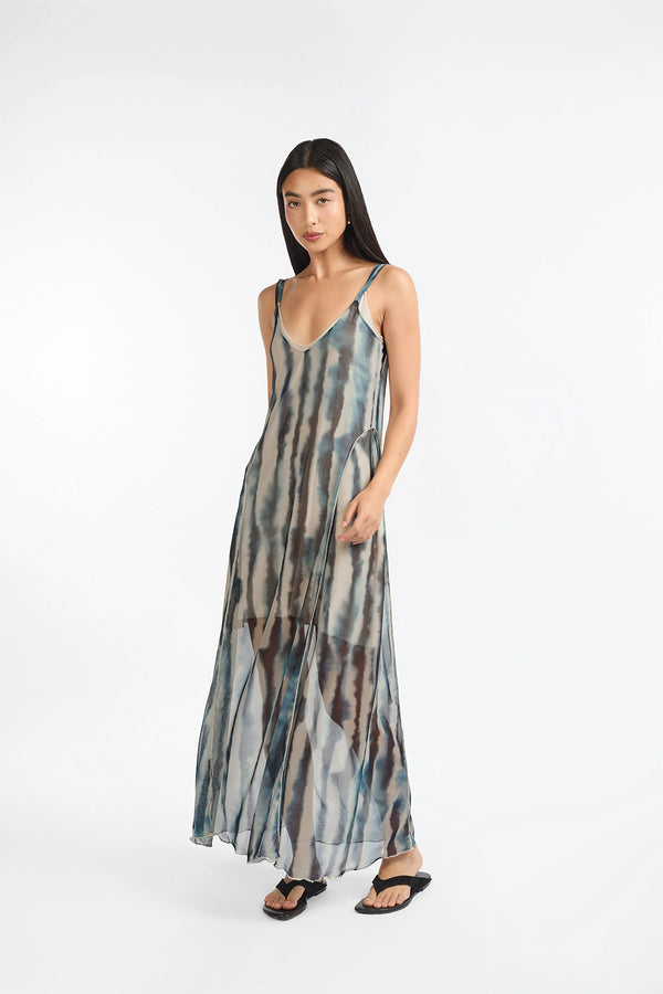 SAFARI Vestido Print azul