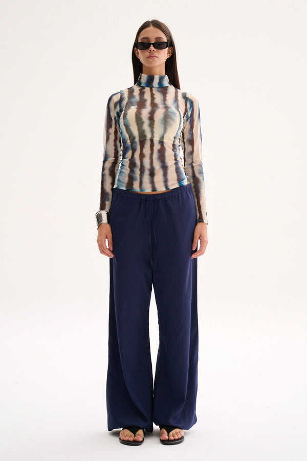 Sassi Top Print Azul