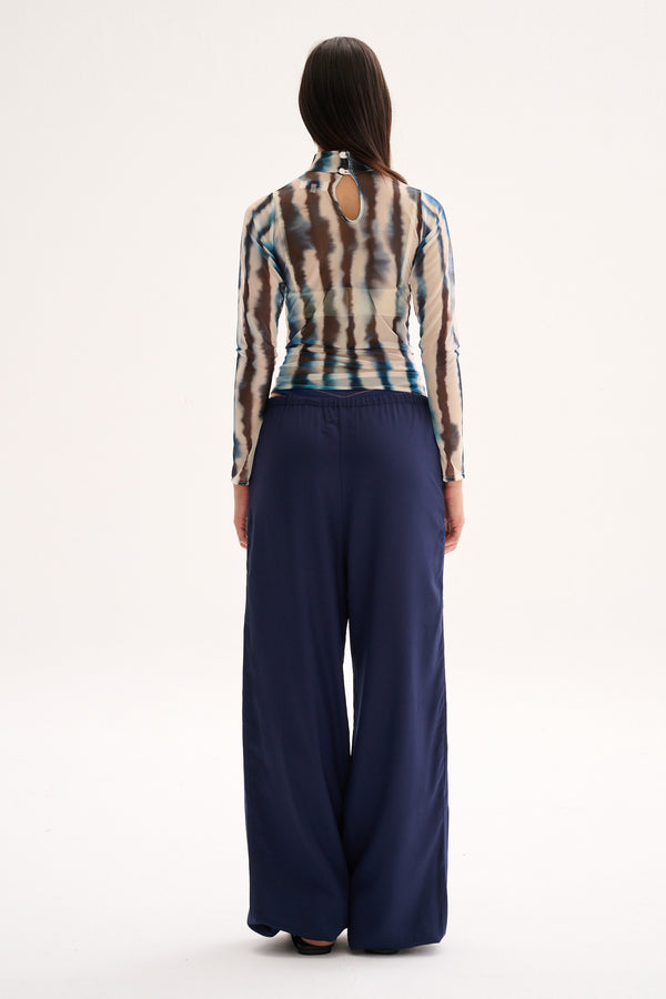 Sassi Top Print Azul