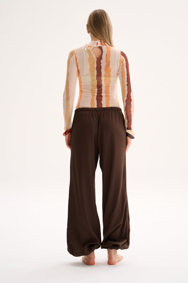 Sassi Top Print Naranja
