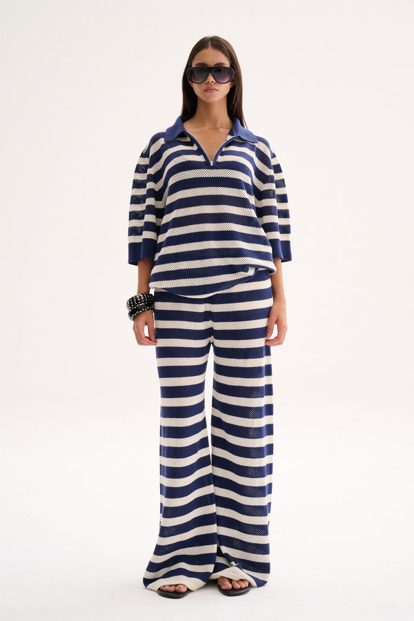 Aurora Top Print Azul