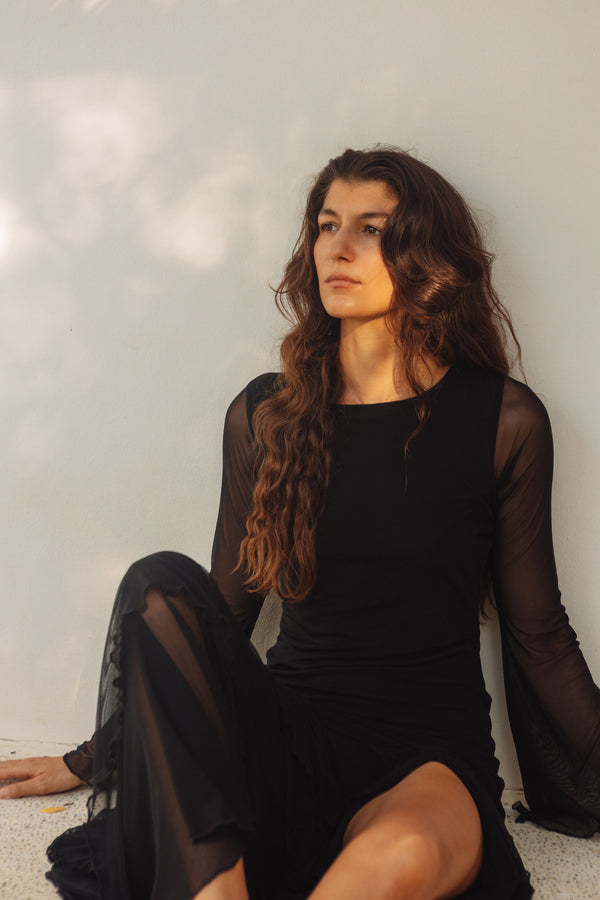 CHAPOLA Vestido  Negro